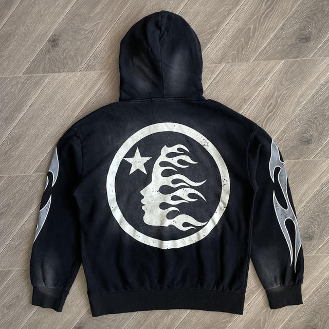 Hellstar Studios Uniform Hoodie Washed Black