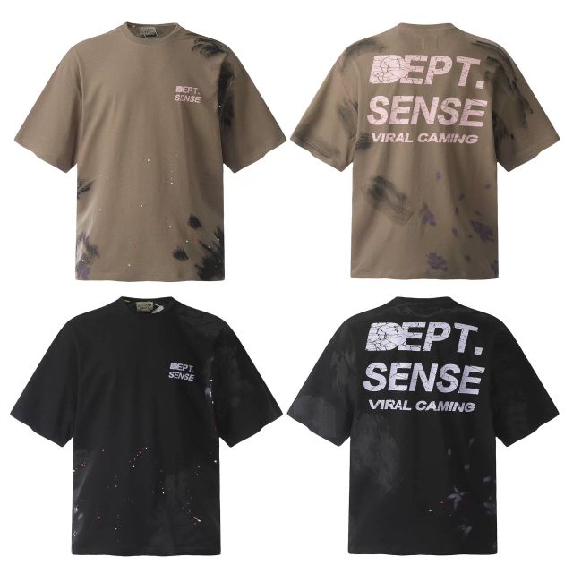 Gallery Dept Crack Letters Tee Black Brown