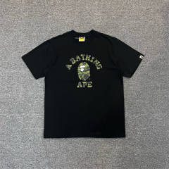 1:1 Small Green Head Tee Black White