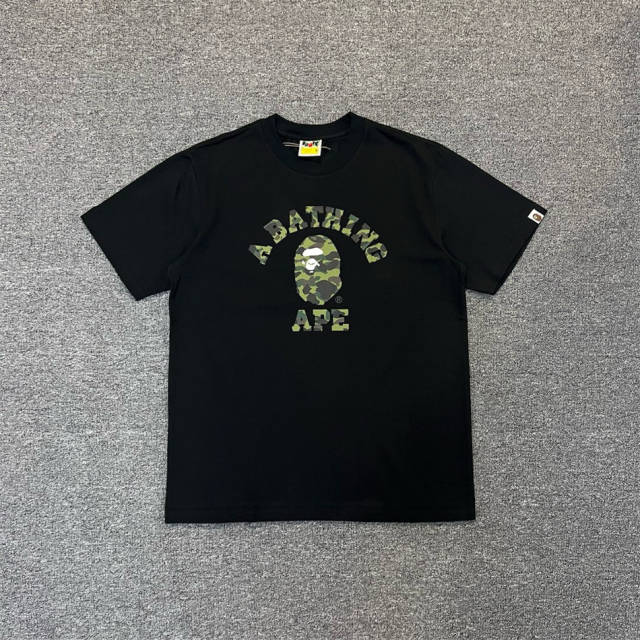 1:1 Small Green Head Tee Black White
