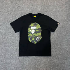 1:1 Big Green Head Tee Black White