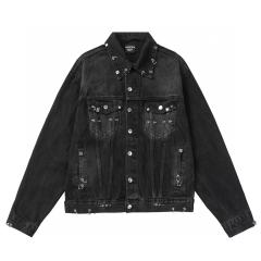 BLCG Clasp Jean Jacket Black