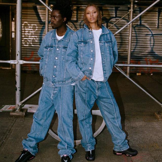 Set Di 2 Cestini In Doghe Di Bambù Intrecciate E Manici In Corda - Nero - Foto 10