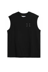 MM6 Basic Vest  White And Black