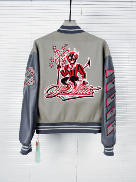 OW AC Milan Embroidered Devil Jacket