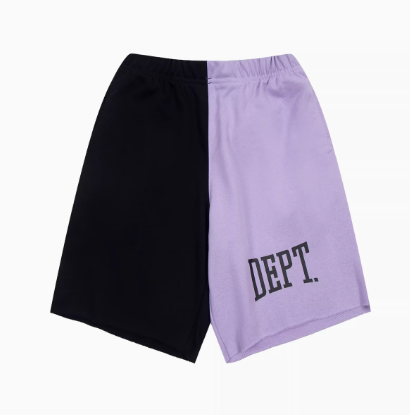 GALLERY DEPT patchwork letter printed shorts