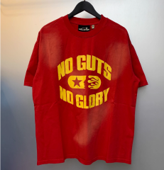 Hellstar No Cuts No Glory Shirt Red