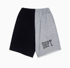 GALLERY DEPT patchwork letter printed shorts