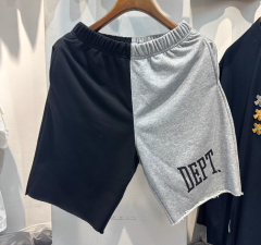 GALLERY DEPT patchwork letter printed shorts