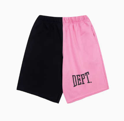 GALLERY DEPT patchwork letter printed shorts