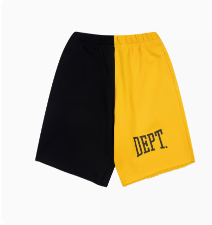 GALLERY DEPT patchwork letter printed shorts