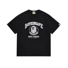 Bape A Bathing Ape BUSY WORKS T-Shirt Tee Black White