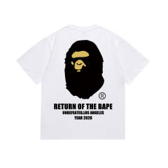 Bape A Bathing Ape Big Logo T-Shirt Tee Black White