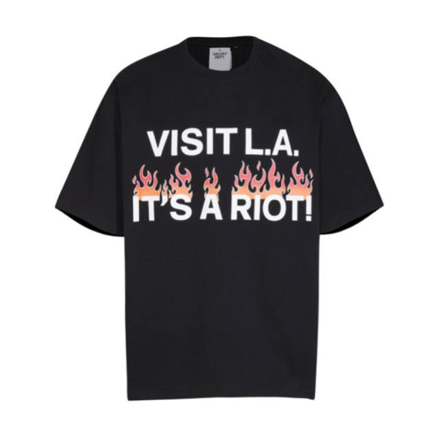 Gallery Dept VISIT L.A Logo Shining T-shirt Black