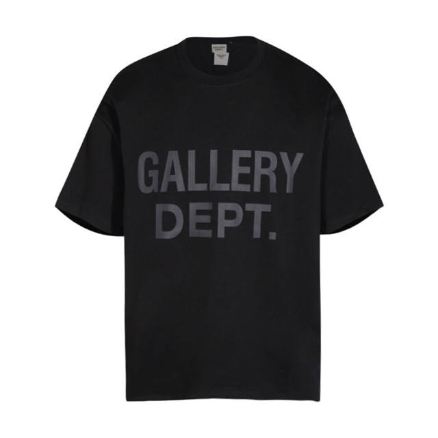 Gallery Dept Basic Shining T-shirt Black Gray