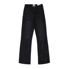 Gallery Dept Black Splatter Jeans Pants