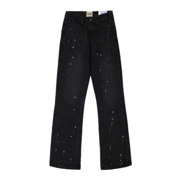 Gallery Dept Black Splatter Jeans Pants