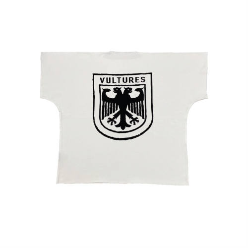 Yeezy x Gosha Kanye Vultures Russian Black Dog Black White T-Shirt Oversized