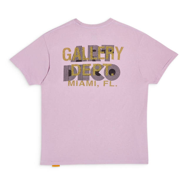 Gallery Dep Miami Shining T-shirt Pink Black