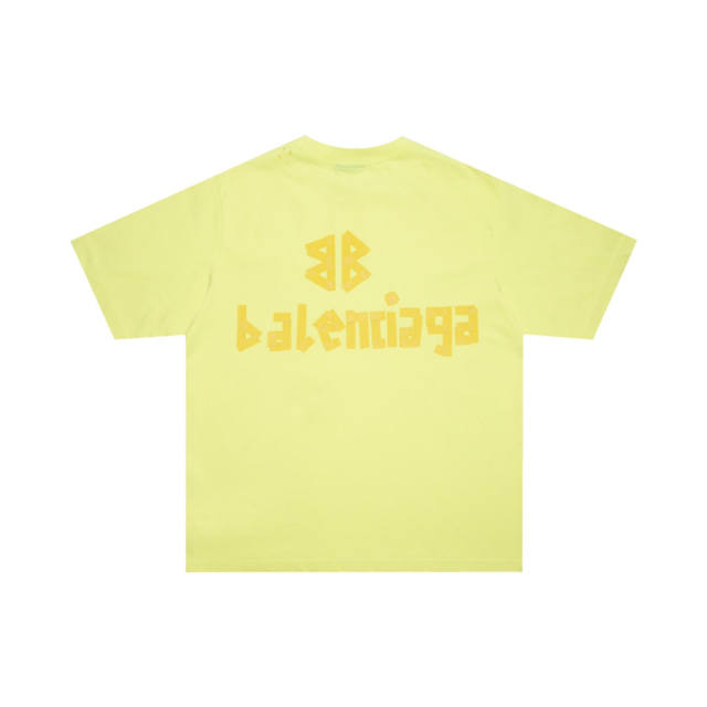 BLCG Washed 24SS Tape T-Shirt Yellow