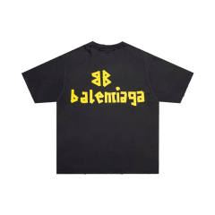 BLCG Washed 24SS Tape T-Shirt Black