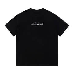 Maison Margiela MM6 Reversible Embroidery T-Shirt Black White