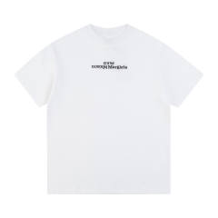 Maison Margiela MM6 Reversible Embroidery T-Shirt Black White