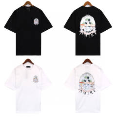 Amiri 24SS Angel Tree T-Shirt Tee Black White