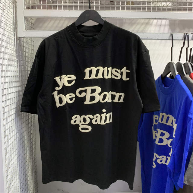 CPFM YE MUST BE BORN AGAIN KANYE FOAMING PRINT T-SHIRT