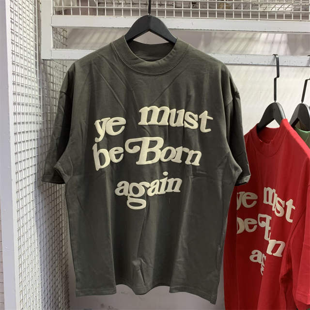 CPFM YE MUST BE BORN AGAIN KANYE FOAMING PRINT T-SHIRT