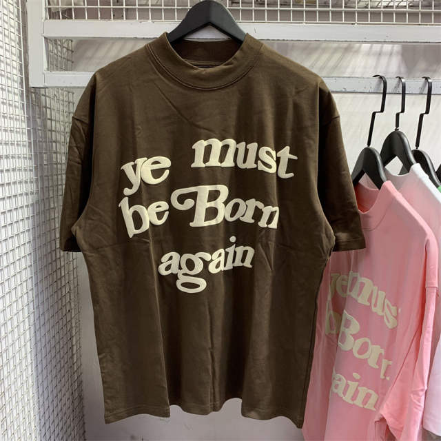 CPFM YE MUST BE BORN AGAIN KANYE FOAMING PRINT T-SHIRT