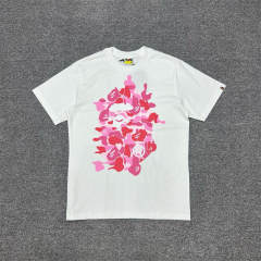 1:1 Bape Camo Shark Face Shirt White Black
