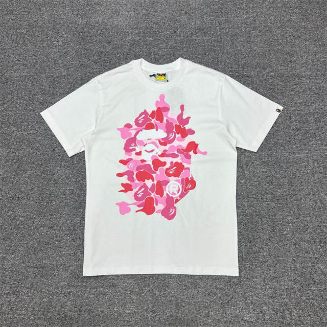 1:1 Bape Camo Shark Face Shirt White Black