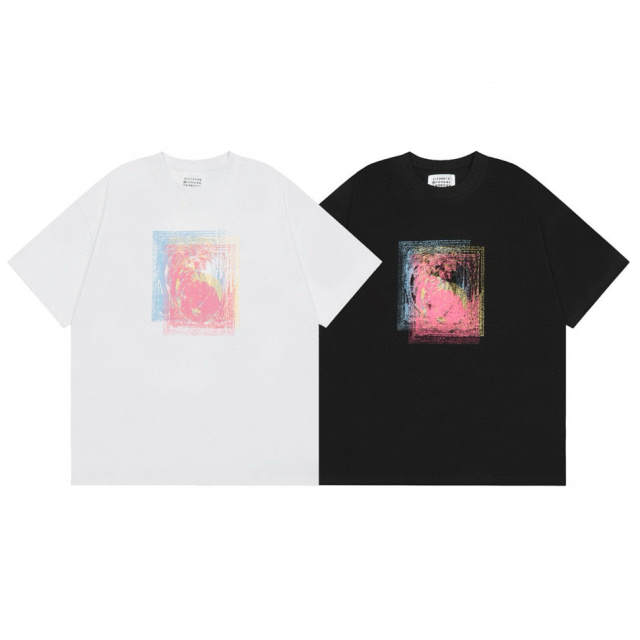 Maison Margiela MM6 T-Shirt Black White