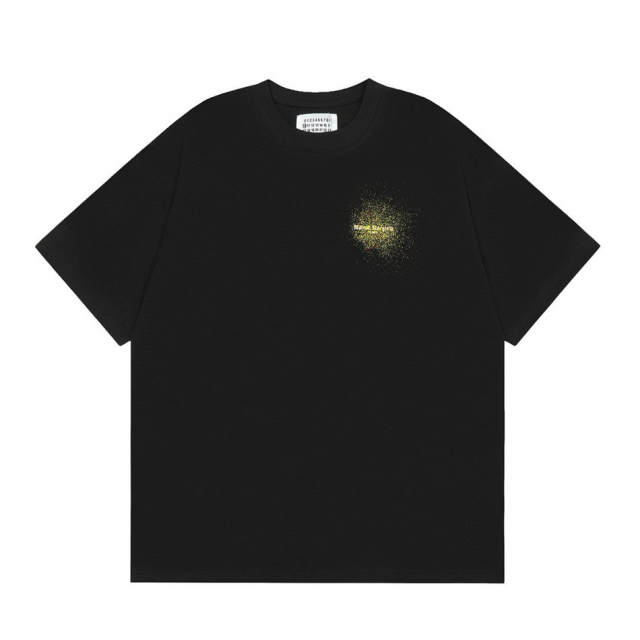 Maison Margiela MM6 Splatter Ink T-Shirt Black White