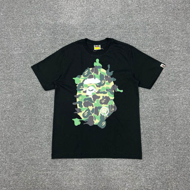 1:1 Bape Camo Shark Face Shirt White Black