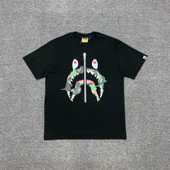 1:1 Bape Camo Shark Face Shirt White Black