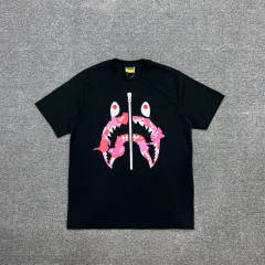 1:1 Bape Camo Shark Face Shirt White Black
