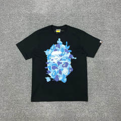 1:1 Bape Camo Shark Face Shirt White Black