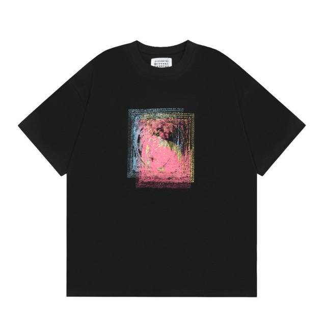 Maison Margiela MM6 T-Shirt Black White