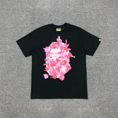 1:1 Bape Camo Shark Face Shirt White Black