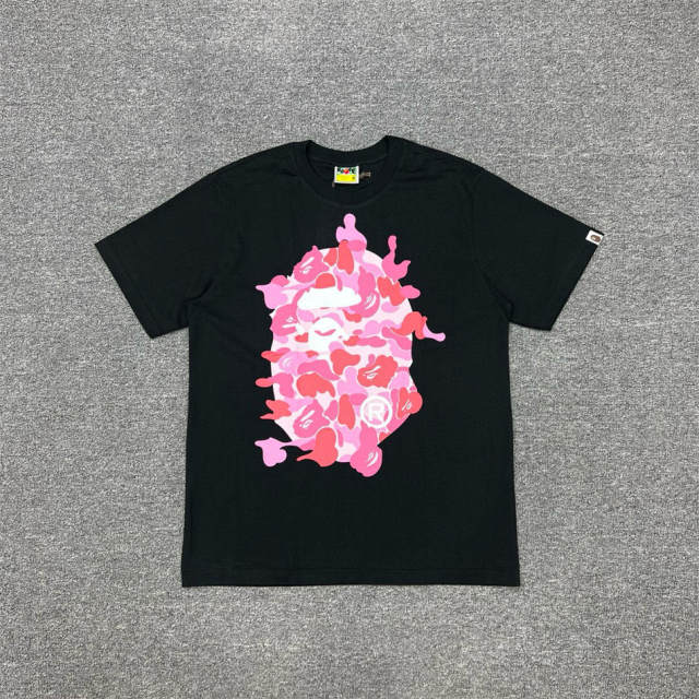 1:1 Bape Camo Shark Face Shirt White Black