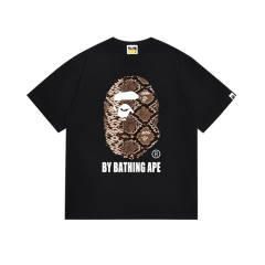 Bape A Bathing Ape Big Logo T-Shirt Tee Black White