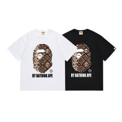 Bape A Bathing Ape Big Logo T-Shirt Tee Black White