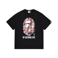 Bape A Bathing Ape Big Logo T-Shirt Tee Black White