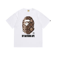 Bape A Bathing Ape Big Logo T-Shirt Tee Black White