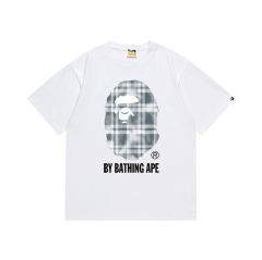 Bape A Bathing Ape Big Logo T-Shirt Tee Black White