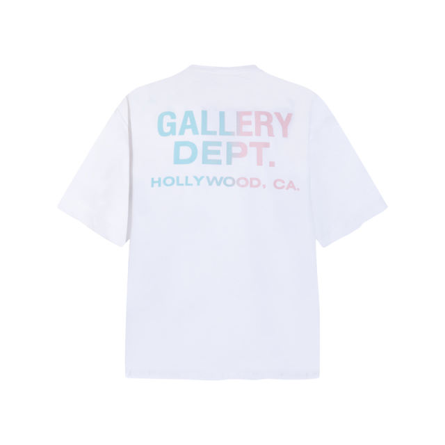 Gallery Dept Mickey Mouse Logo T-shirt Black White Yellow
