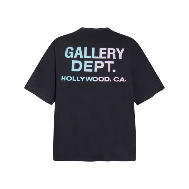 Gallery Dept Mickey Mouse Logo T-shirt Black White Yellow