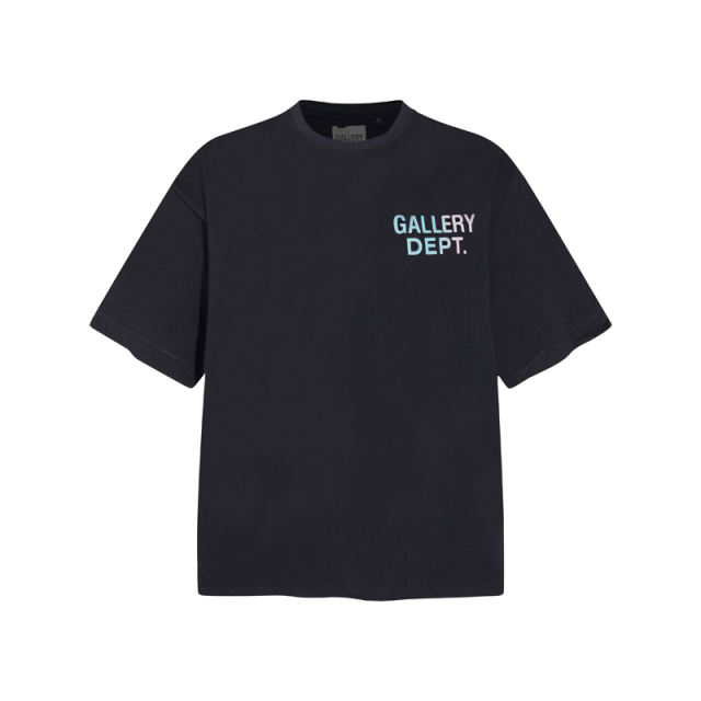 Gallery Dept Mickey Mouse Logo T-shirt Black White Yellow